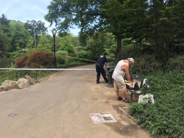 Tests conducted on explosive that hurt man in Central Park