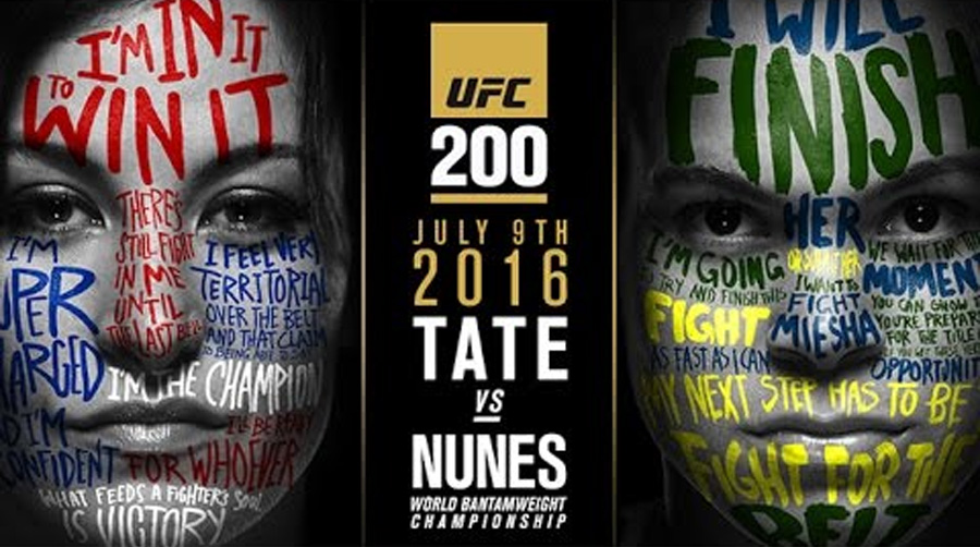 Miesha Tate vs Amanda Nunes UFC 200