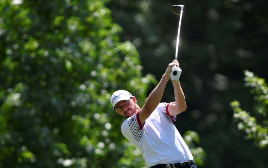 Robert Streb joins Jimmy Walker at top of leaderboard but Rory McIlroy bows out