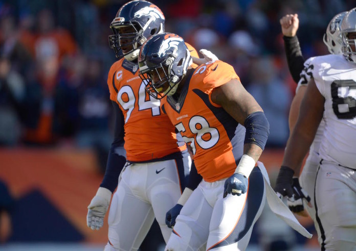 Aqib Talib and DeMarcus Ware are both on the preseason non-football injury list