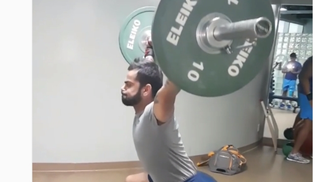 Watch Virat Kohli's latest gym session is 'scary&#039 to say the least