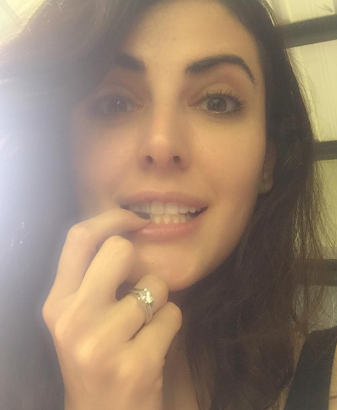 Mandana Karimi gets engaged