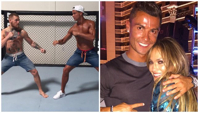 What happens in Vegas... Ronaldo on holiday