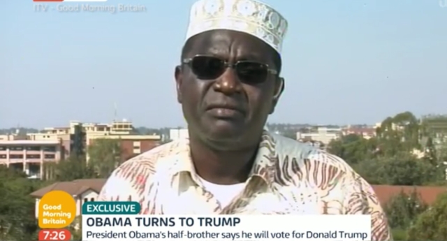 Malik Obama says he's voting for Trump