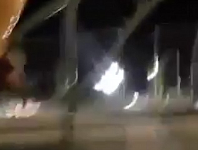 The shaky footage shot by terrified bystanders fleeing from the scene in Nice France last night captured the sound of at least 30 individual gunshots as eyewitnesses scream in horror