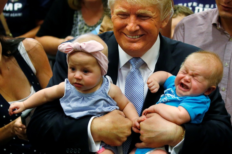 Donald Trump at a campaign rally in Colorado on Friday