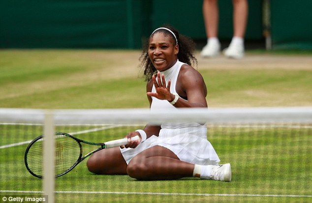 Williams admitted she does not feel as good about herself when she loses but knows how to motivate herself