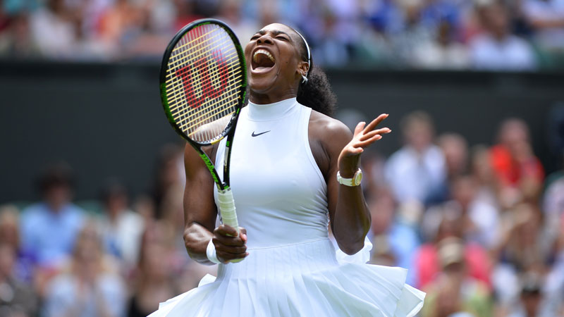 Serena racks up 80th Wimbledon win