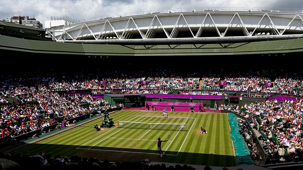 Wimbledon scoreboard bracket draw scores