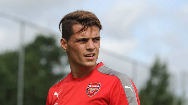 Xhaka has already made an impression on his new Arsenal team-mates