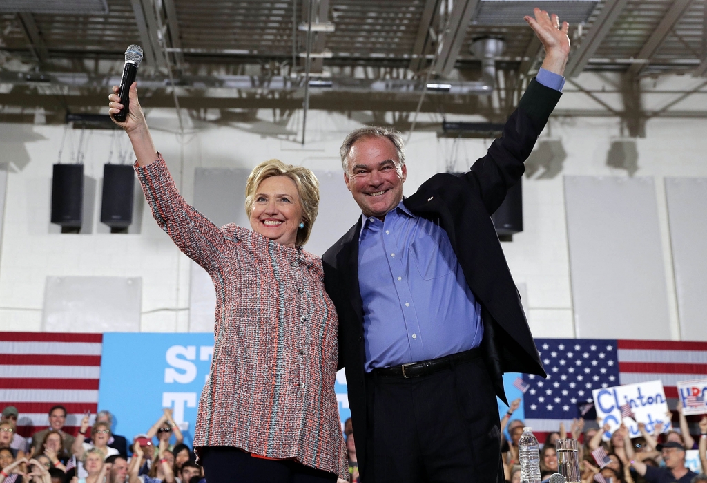 Hillary Clinton Tim Kaine