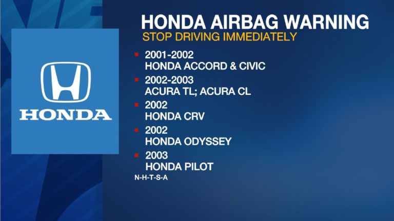 Drivers of over 300,000 Hondas and Acuras are