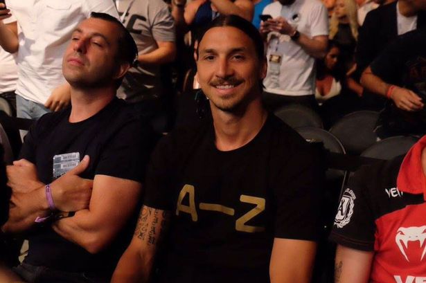 Zlatan Ibrahimovic at UFC 200