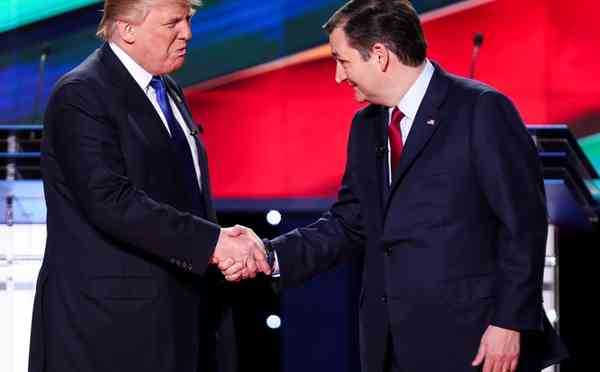 Republican Donald Trump has targeted Ted Cruz's family as the spat between the pair continues