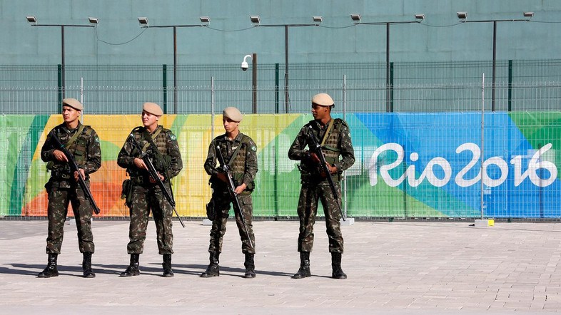 Brazil arrests 10 people allegedly planning gun attack during Olympics Add to ...