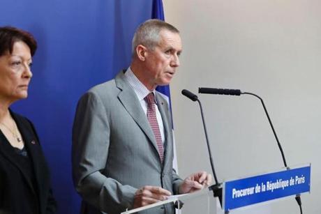 French public prosecutor of Paris Francois Molins, flanked by Interpol President Mireille Ballestrazzi addresses a press conference about the truck attack that killed 84 in the Riviera city of Nice