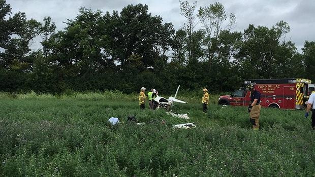 Two critically injured in Fond du Lac plane crash