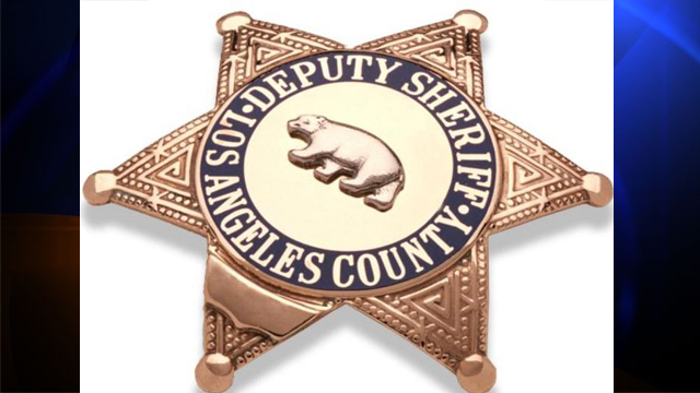 A Los Angeles County Sheriff's Department badge is seen in this file