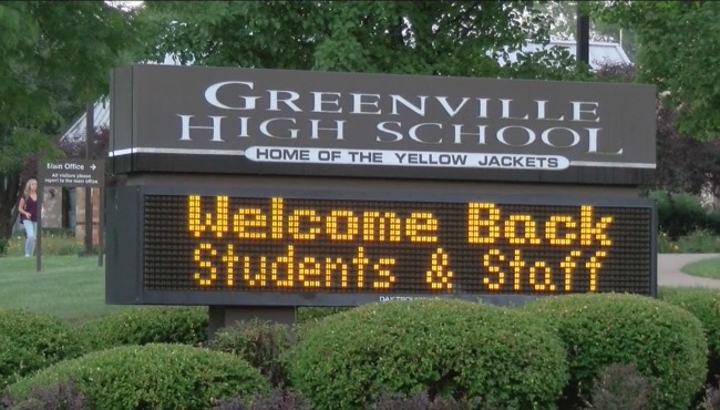 Greenville High School sign