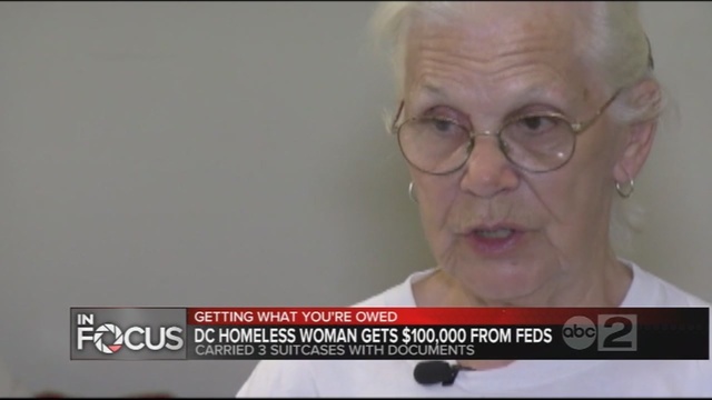 A homeless woman who's been trying to prove Social Security owes her more than $100,000 may soon get her payout.                      WMAR