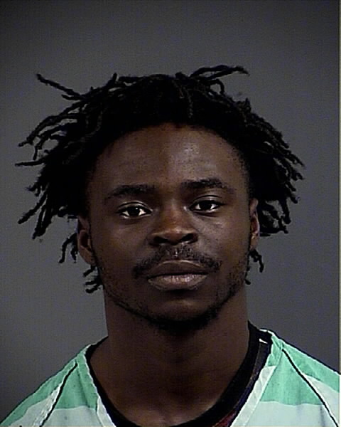 A mug shot of Dwayne Stafford who is facing charges for the attack of a church shooting suspect