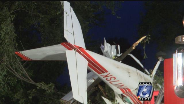 A plane crashed into a home in North Terre Haute Indiana