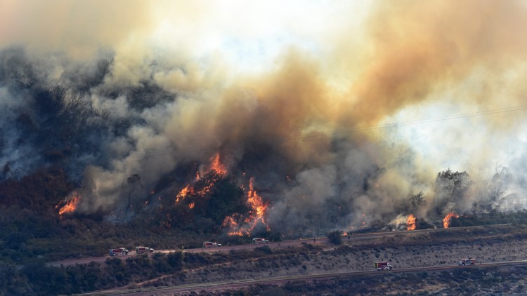 Crews make major gains against Southern California wildfire