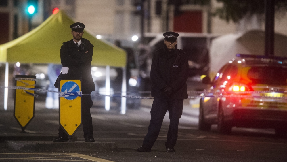 A 19-year-old man was arrested in Russell Square after the attack as police swarmed around the area