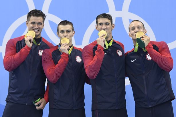 Men's 4x100m Swimming Freestyle Relay Final