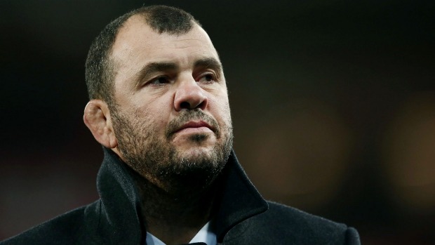 Australian coach Michael Cheika wasn't pleased with the refereeing by Romain Poite