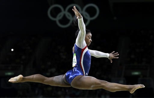 United States Simone Biles performs on the balance beam during the artistic gymnastics women's individual all-around final at the 2016 Summer Olympics in Rio de Janeiro Brazil Thursday Aug. 11 2016