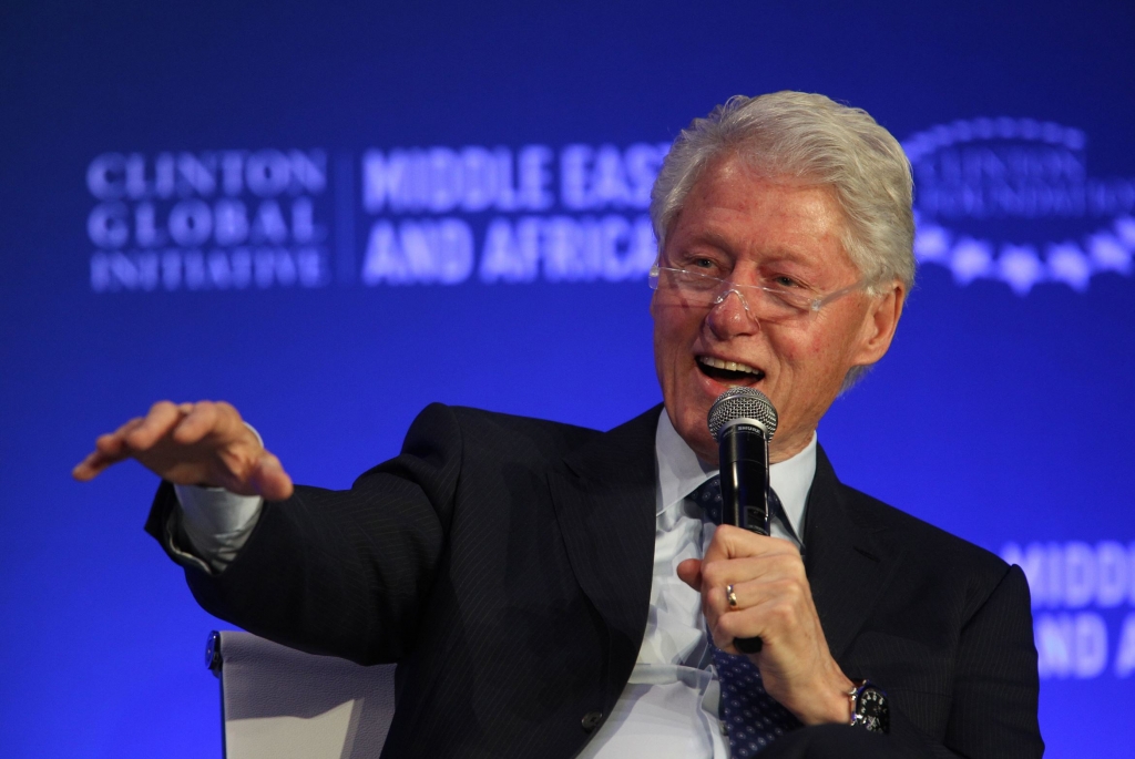 Clinton0507a-3 Money talks Bill Clinton at Clinton Global Initiative event in 2015