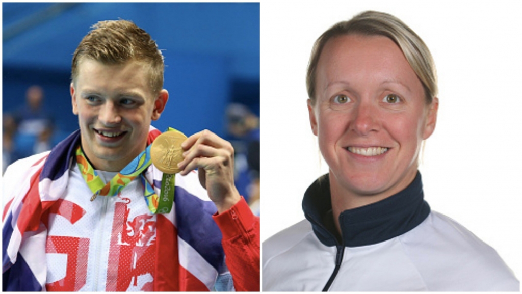 Adam Peaty and coach Mel Marshall