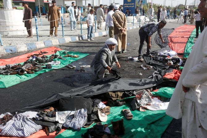 Afghan Hazara minority protest in Kabul over power line route