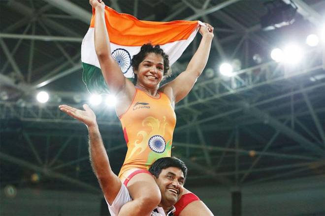 Sakshi Malik creates history, wins bronze medal in women's freestyle 58 kg wrestling at Rio Olympics