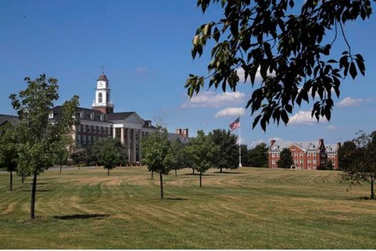 The Beltsville Agricultural Research Center the Agriculture Department's agricultural research center and library is seen after employees were informed of a threat in the morning and sent home Tuesday Aug. 30 2016 in Beltsville Md. The Agriculture D