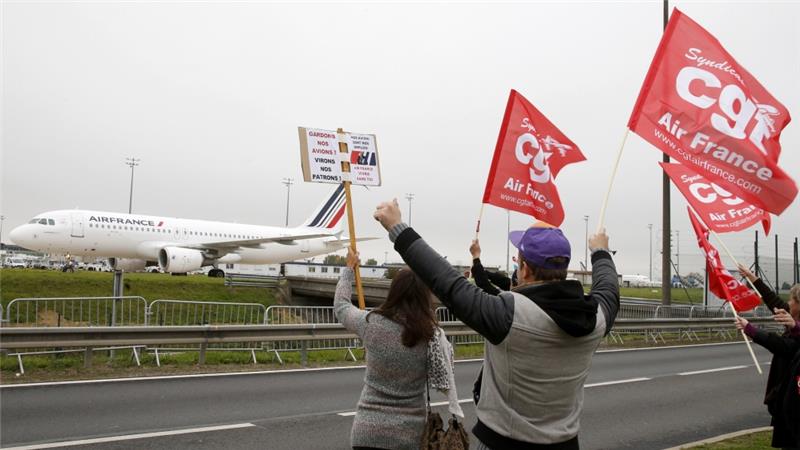 Air France pilots went on strike in June during the first days of the Euro 2016 football tournament which cost the firm $44.6m