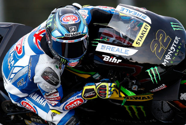 Alex Lowes in action on a Tech 3 Yamaha at Brno