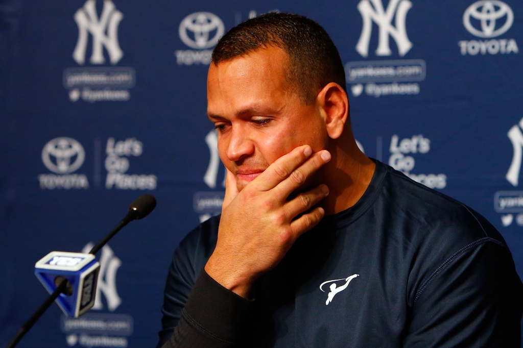 Yankee Stadium in the Bronx borough of New York City. Rodriguez announced that he will play his final major league game on Friday August 12