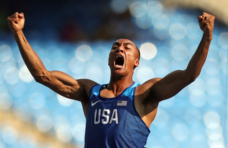 Ashton Eaton is the third man to win back-to-back gold medals in the decathlon the 10-event test of speed skill strength and endurance