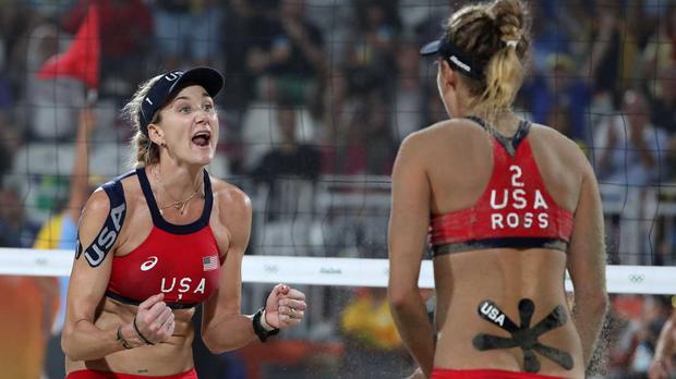 Americans Kerri Walsh Jennings and April Ross took home the bronze in beach volleyball.                     USATSI