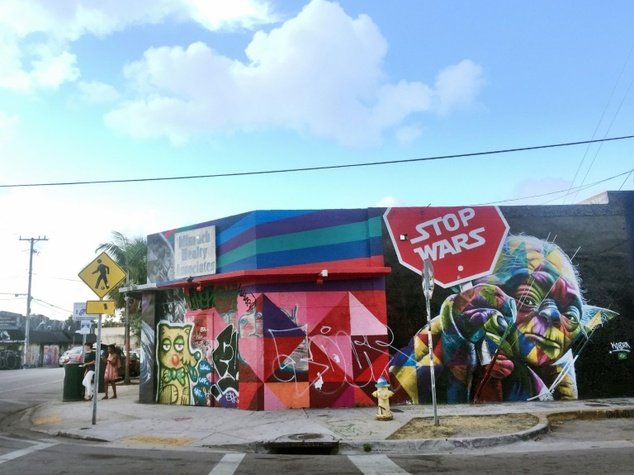 An area of Wynwood the epicenter of the Zika outbreak north of Miami