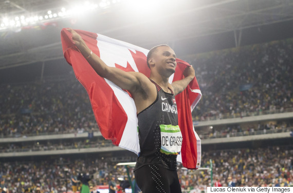 Andre De Grasse lamented not running the perfect race