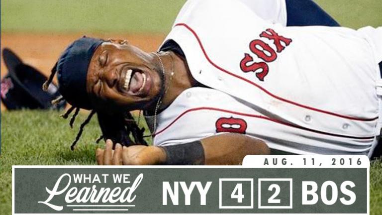 039;Three things we learned&#039: Red Sox&#039 4-2 loss to the Yankees