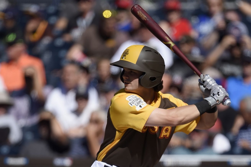 Andrew Benintendi has come here to chew bubblegum and destroy baseballs. And he's all out of bubblegum.- Denis Poroy  Getty Images