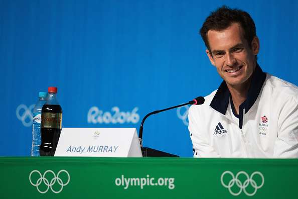 Andy Murrah almost jabbed Princess Anne’s face with the flag