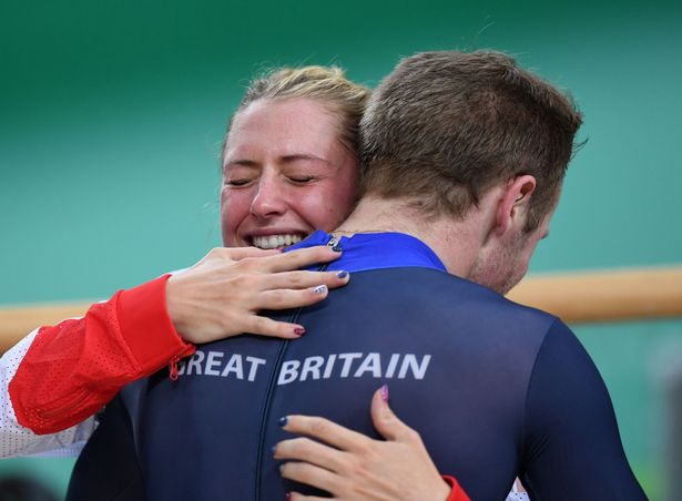 Andy Stenning  Daily Mirror
Laura Trott and Jason Kenny celebrate