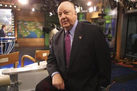 FILE â€&#148 Roger Ailes the co-founder of Fox News during a broadcast from the networkâ€™s studios in New York Jan. 11 2002. Ailes a former Republican operative who built the network into a powerhouse is reportedly in talks that