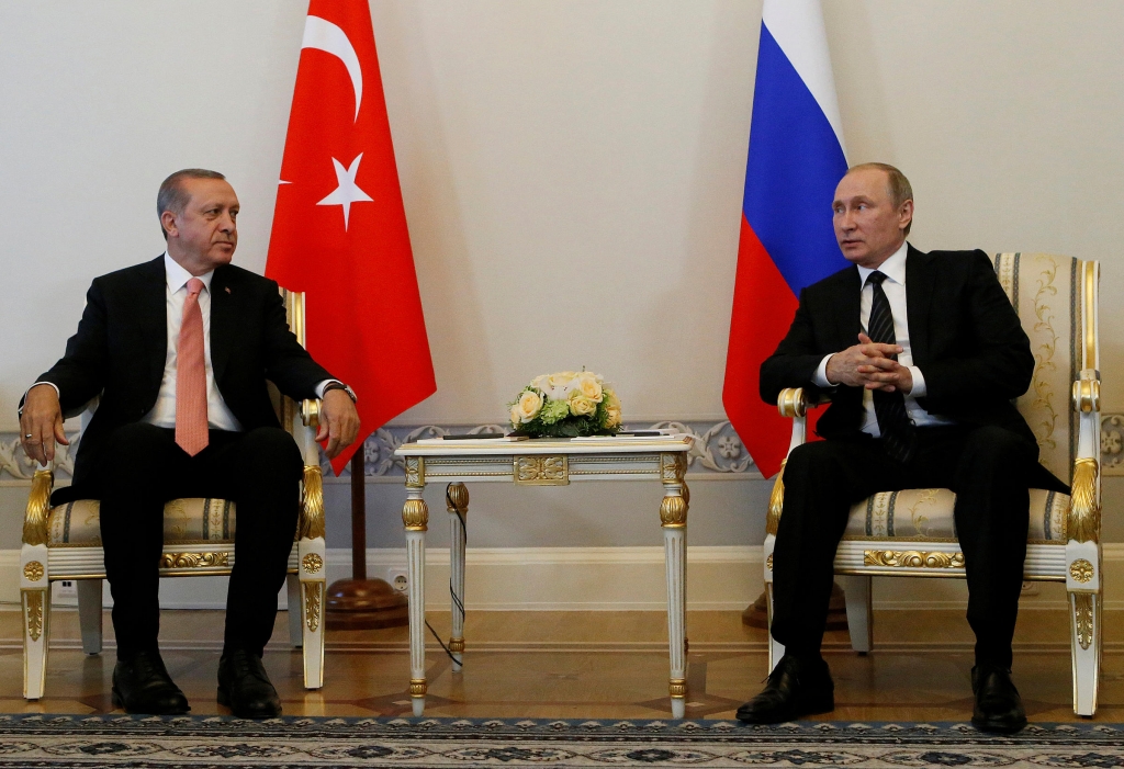 Turkey's President Erdogan in Moscow to 'reset' Russia ties