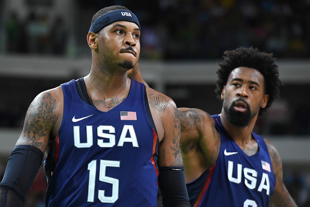 Anthony became the all-time leading scorer for Team USA in his 31-point performance